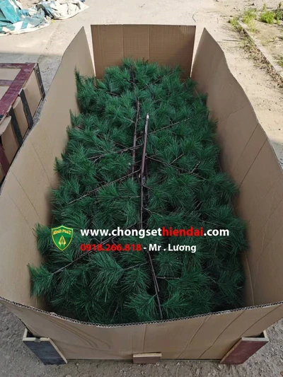 Lá thông ngụy trang, lá thông trang trí cột thu sét, cột anten