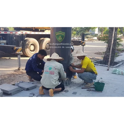 Cột chống sét giả cây, monopole và vật tư lá ngụy trang