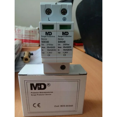 Thiết bị Cắt Sét 1 Pha AIDITEC BD2-20/240 dòng cắt 40kA