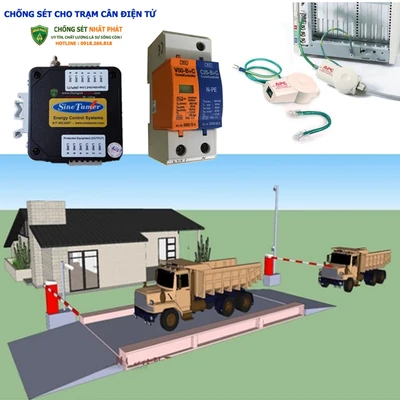 Lưu ý về chống sét cho trạm cân điện tử