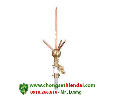 Kim thu lôi TY901, bán kính bảo vệ 50m (Tahyang - Đài Loan)