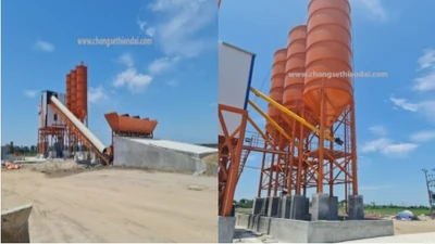 Thi công hệ thống chống sét cho công trình trạm trộn betong Thái Bình