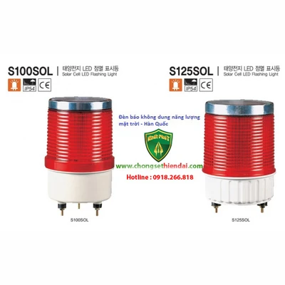 Đèn báo không năng lượng mặt trời S100SOL